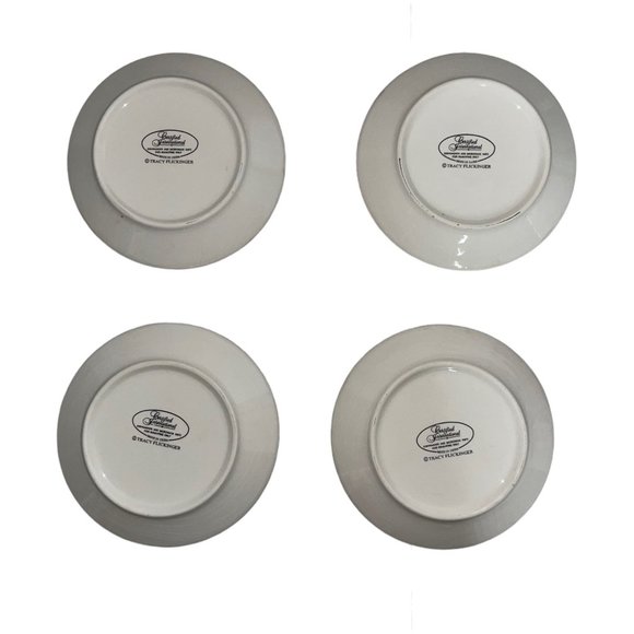 Certified International China Tracy Flickinger Oil Cruet Pitcher Dipping Plates - Picture 11 of 12